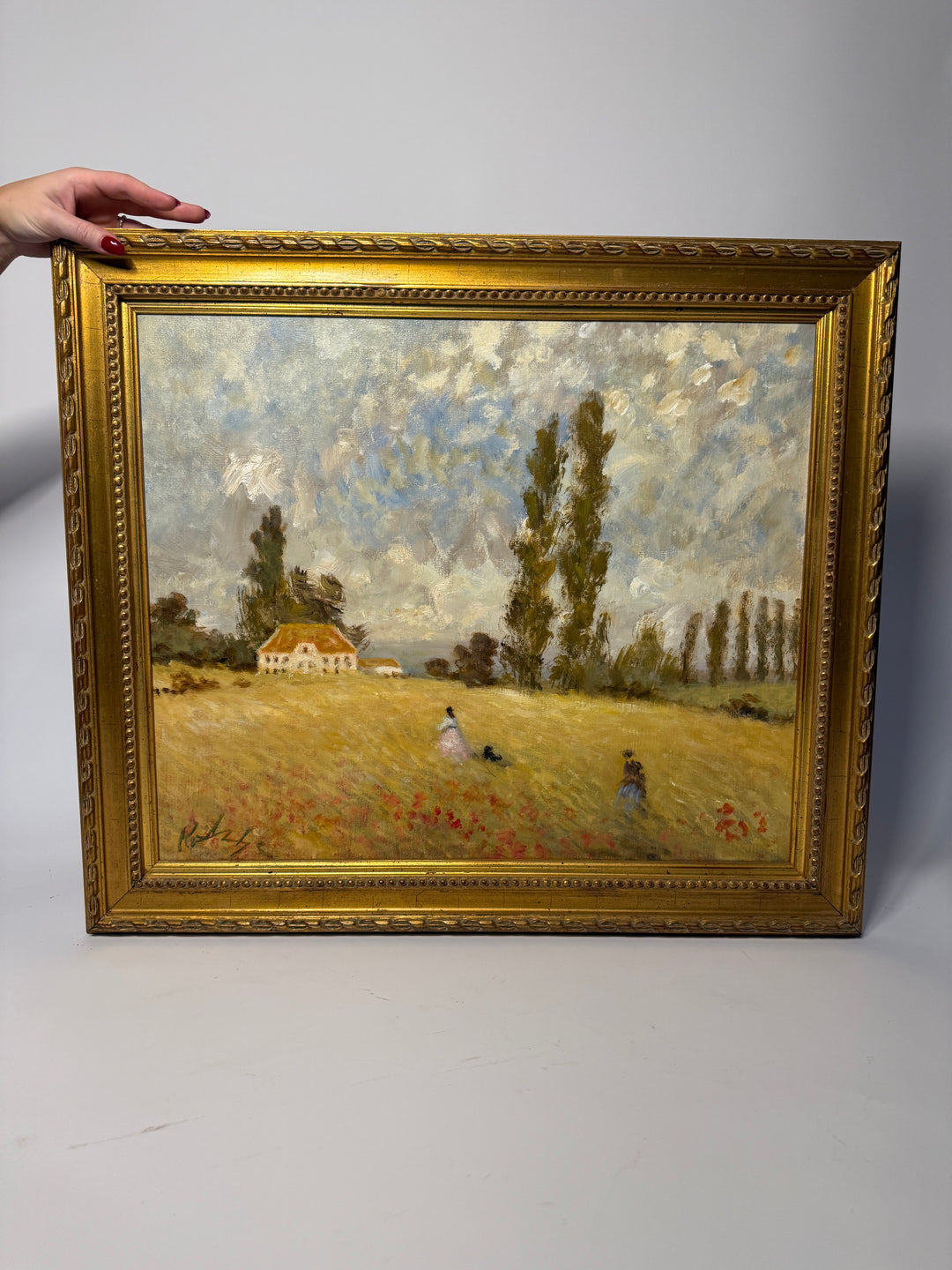 William Rutledge Garden Oil Painting