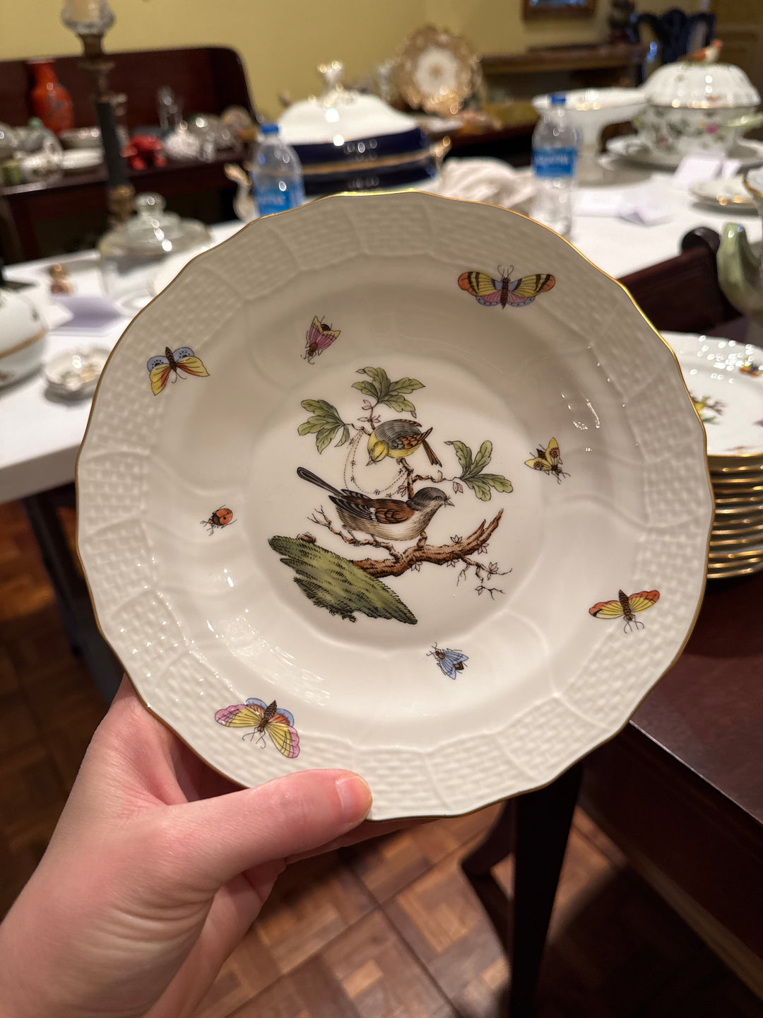 Set of 6 Herend Dessert/Salad Plates (8 in. Diameter)