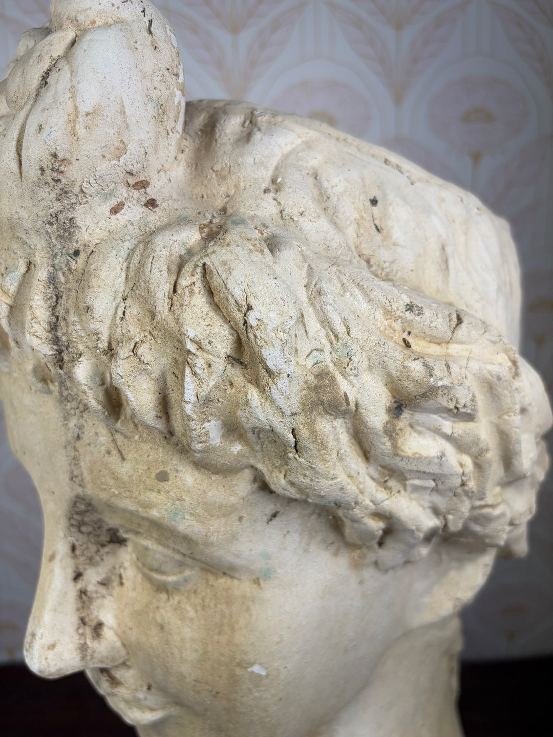 Neoclassical Female Bust Planter