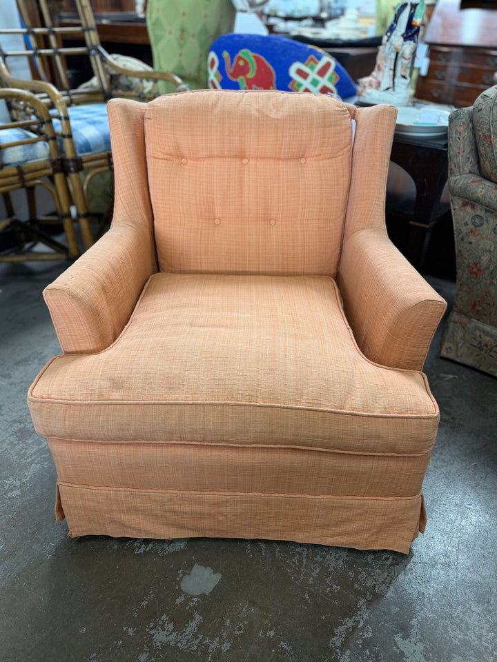 Upholstered Chair - Orange