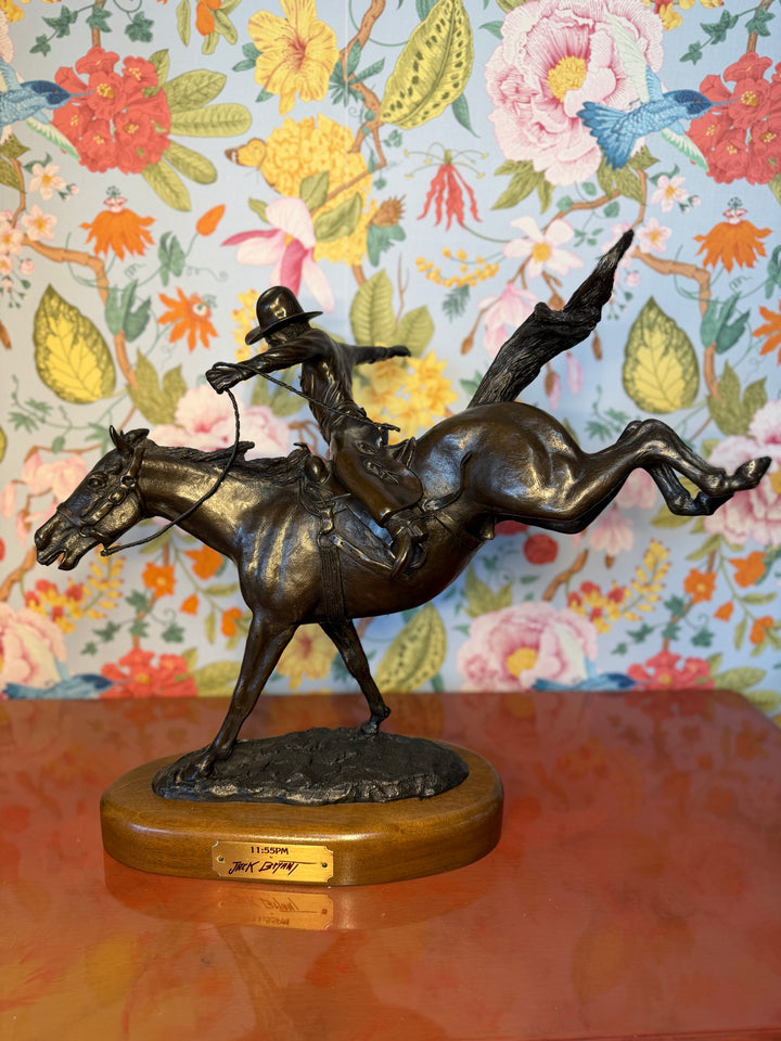 "11:55pm" Bronze Sculpture by Jack Bryant