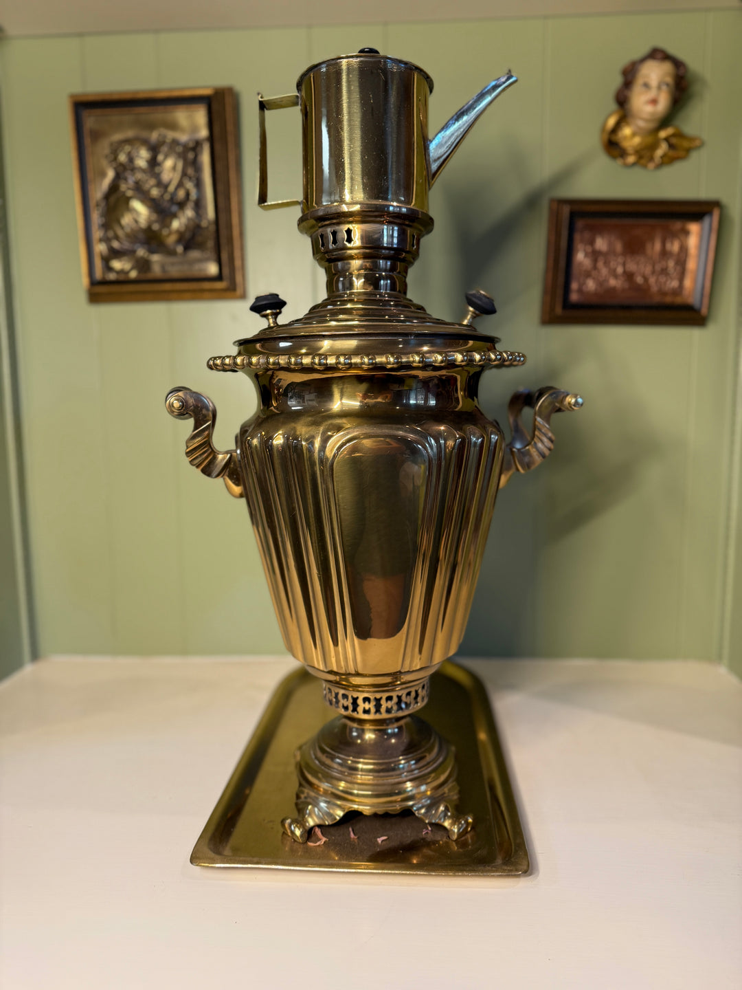 Russian Brass Samovars