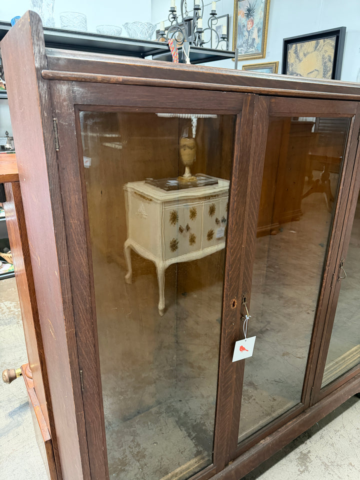 Antique Bookcase with Adjustable Shelves