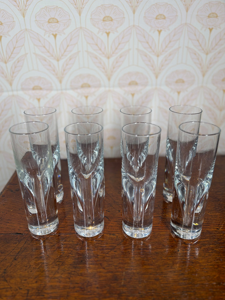 Set of 8 Unmarked Water Glasses