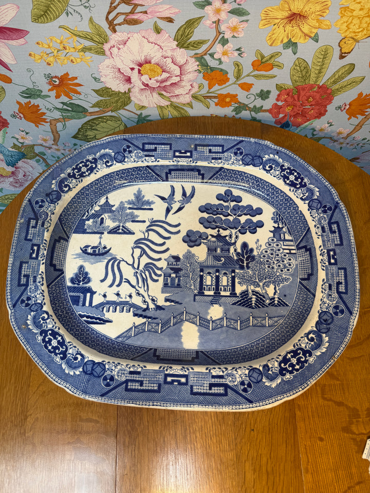 Blue and White Large Platter