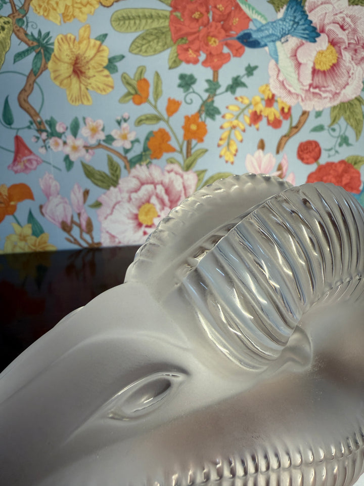Lalique Ram Sculpture