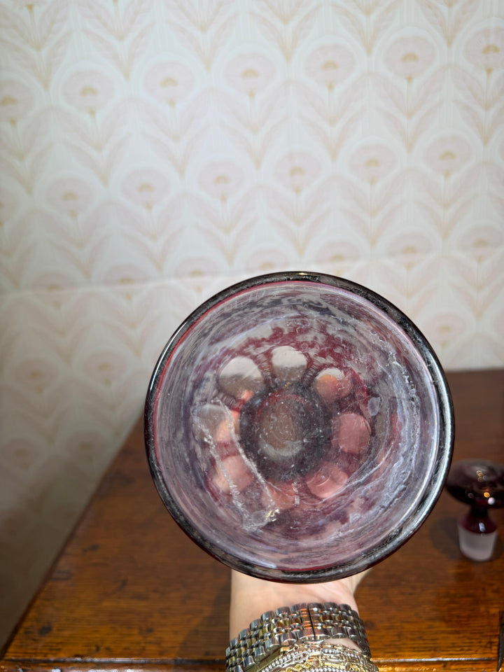 Bohemian Ruby Red Decanter