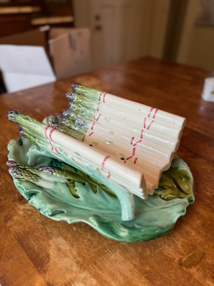 Antique French Majolica Serving Set