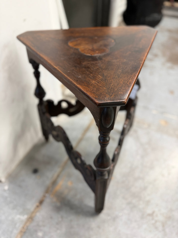 Antique Kittinger Triangular Accent Table