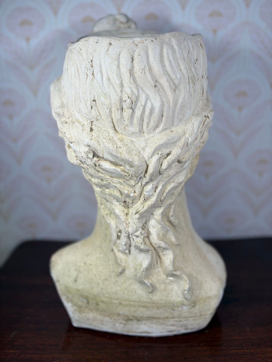 Neoclassical Female Bust Planter