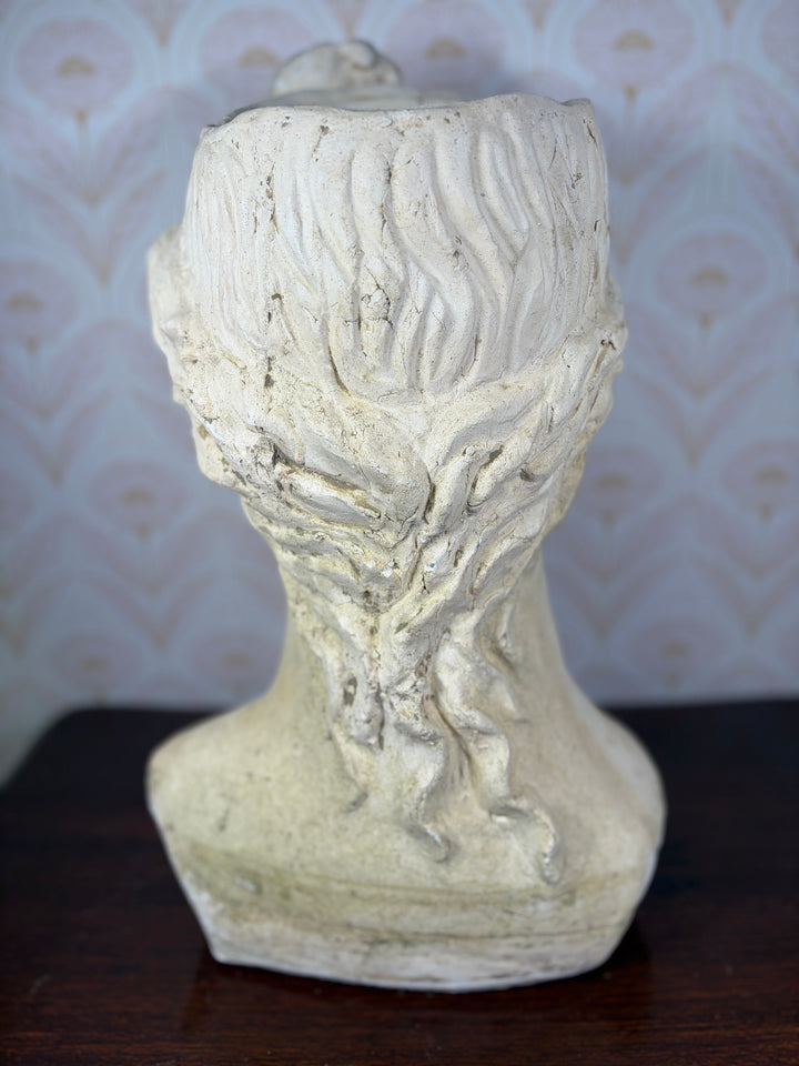 Neoclassical Female Bust Planter