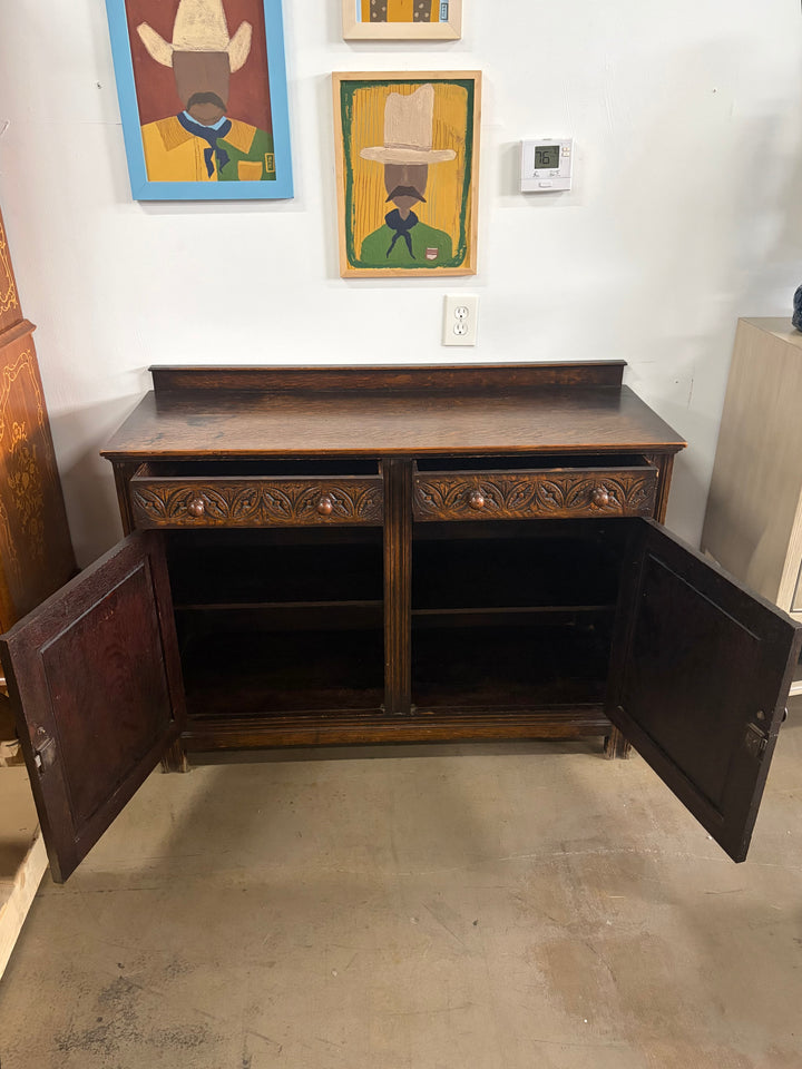 Jacobean Oak Side Board (from England)