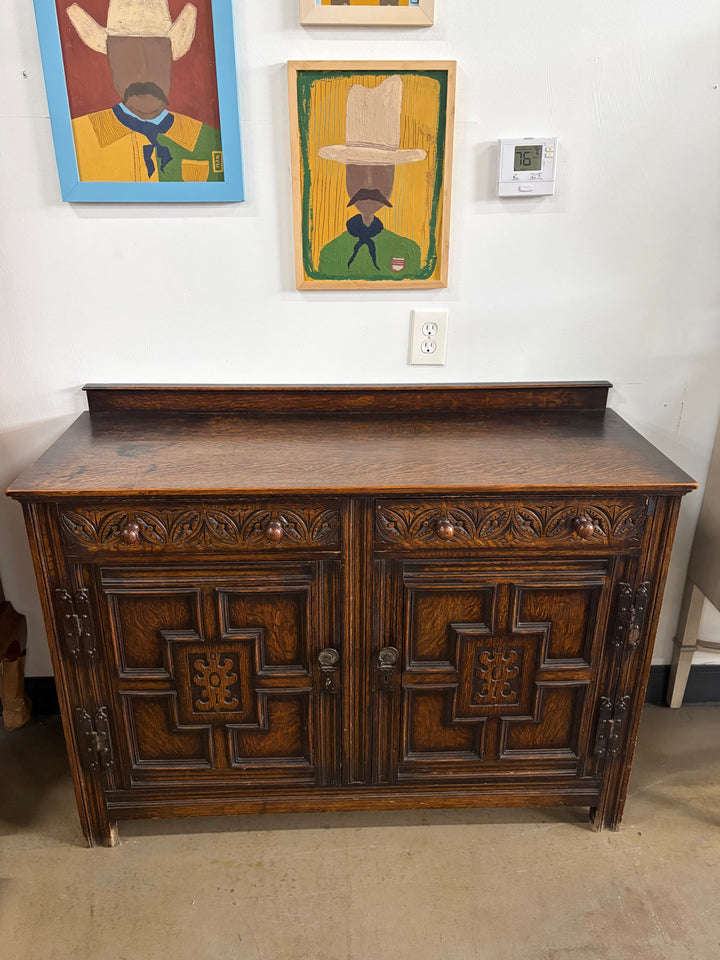 Jacobean Oak Side Board (from England)