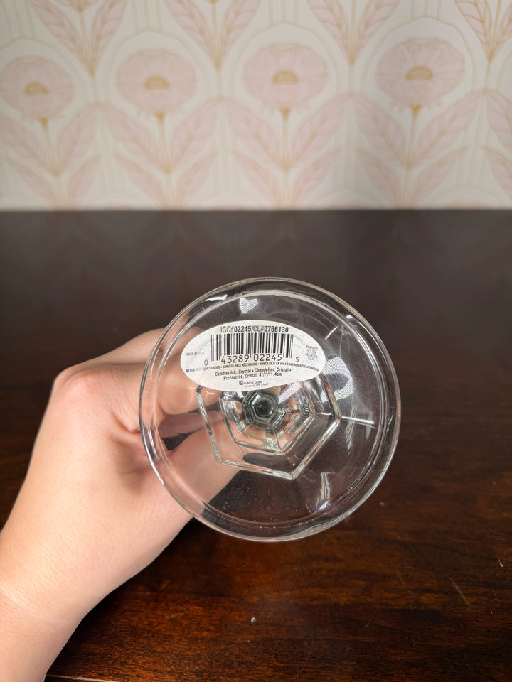 Crystal Candle Holder (pair)