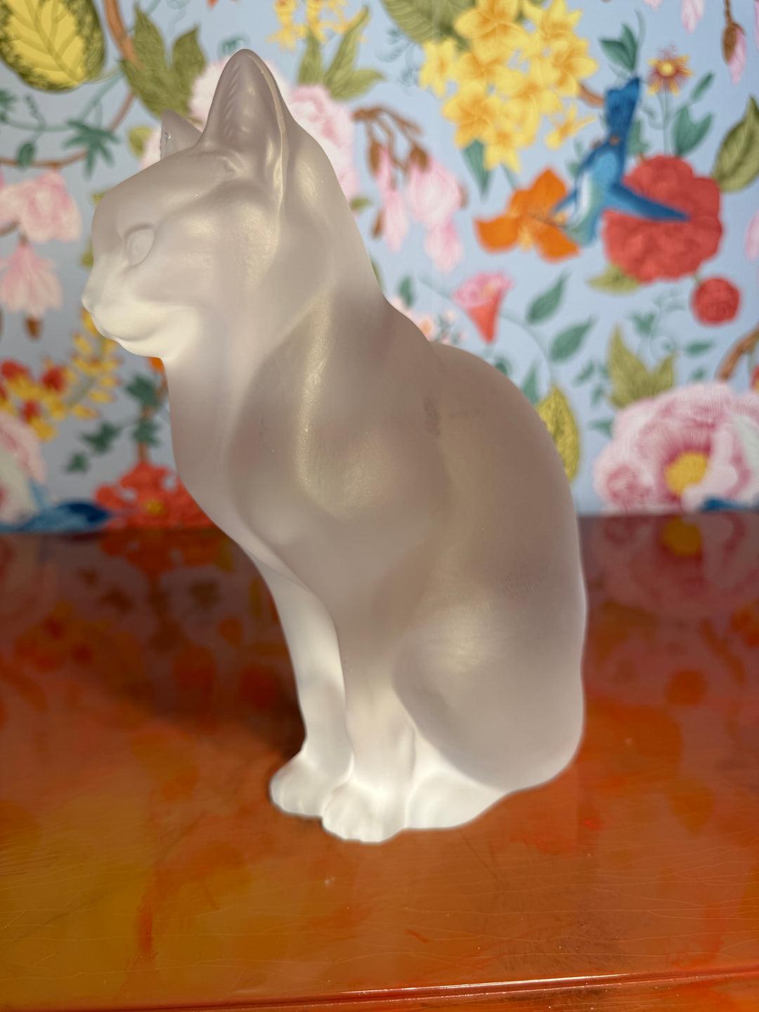 Lalique Cat Small Chip on Ear