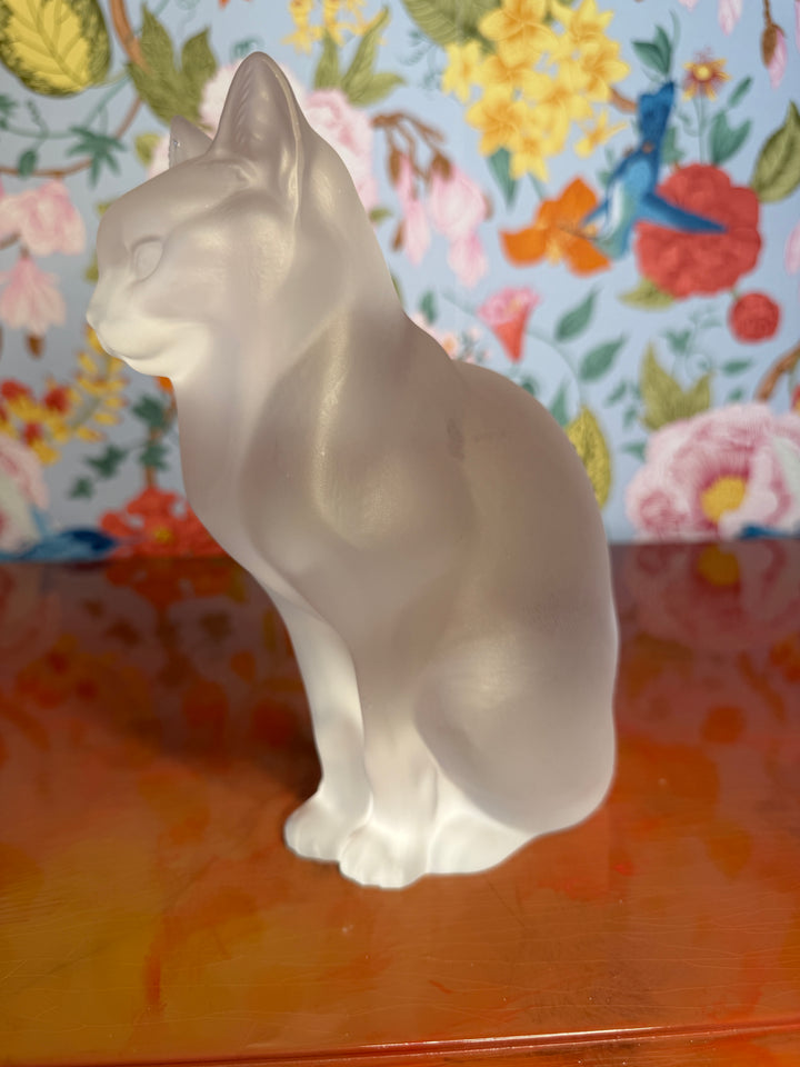 Lalique Cat Small Chip on Ear