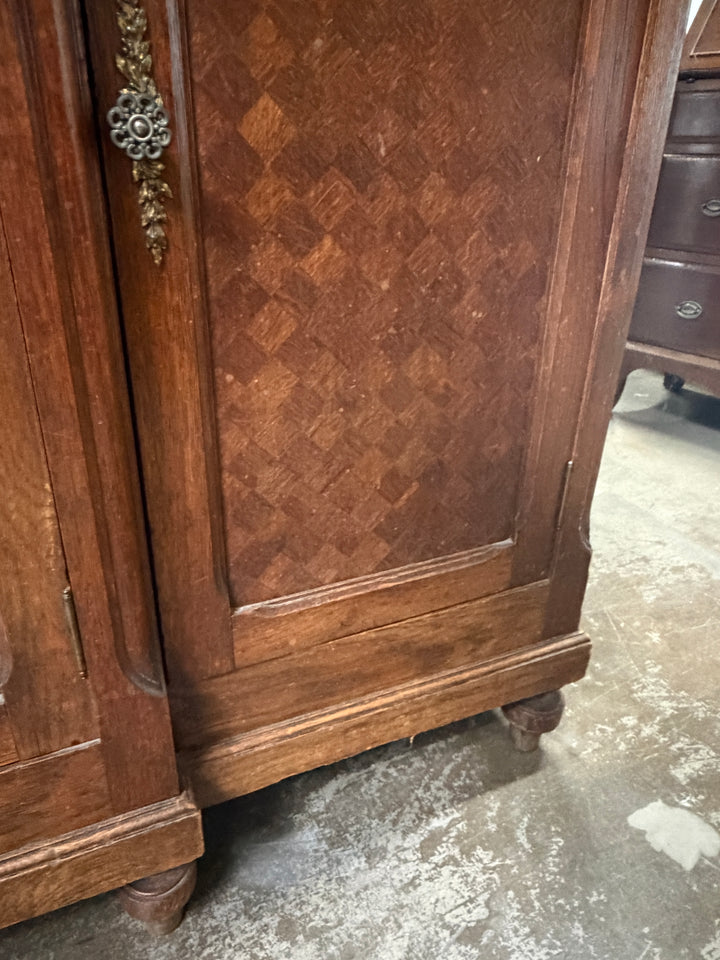 Antique Marble Top Buffet/Hutch