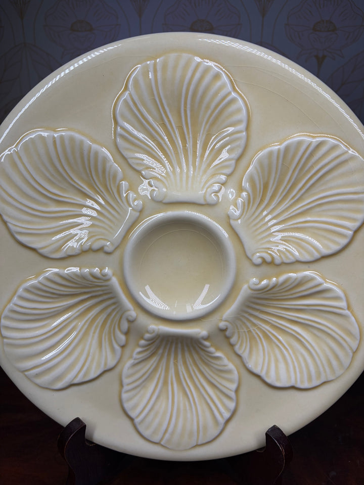 Yellow Oyster Plate