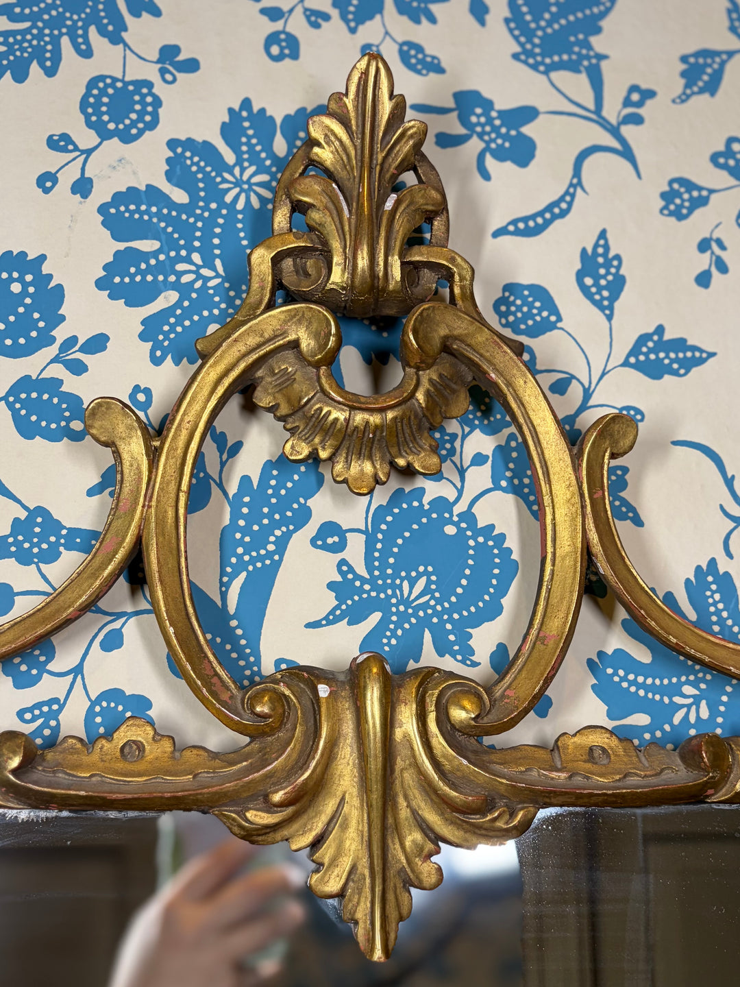 Antique Gilt Wood Mirror