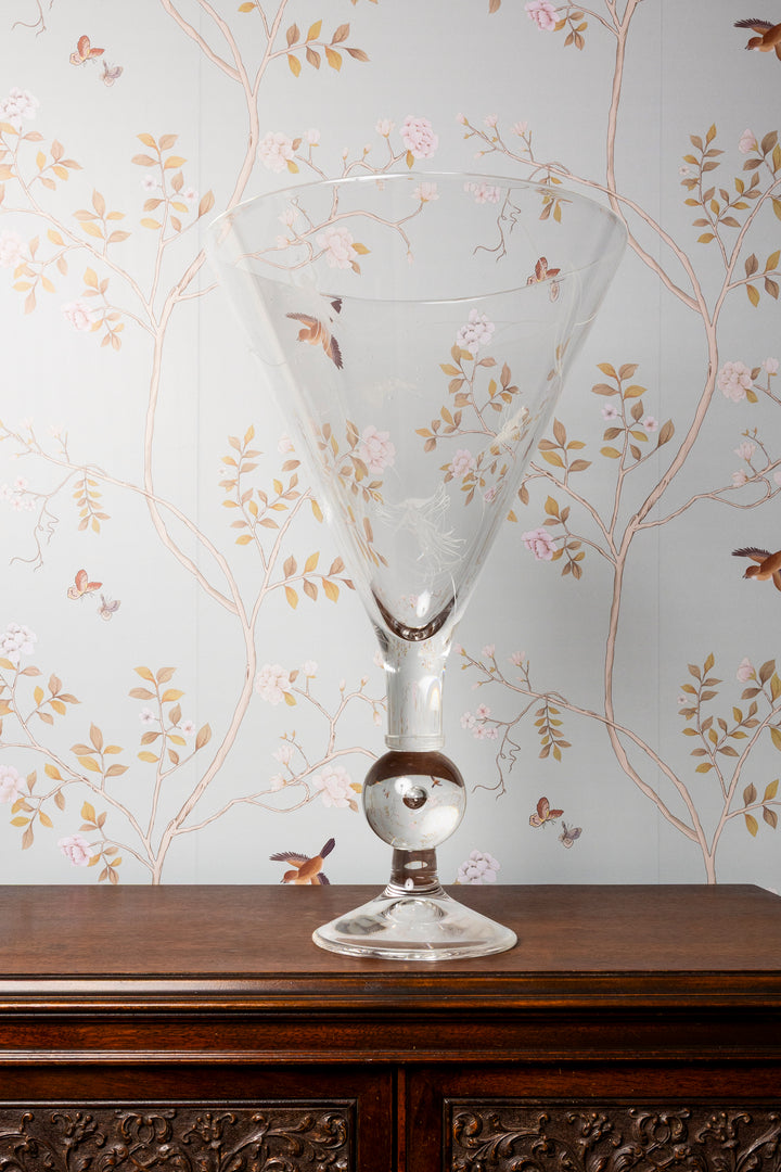 Etched Fairy Vase