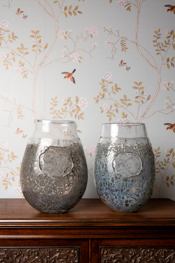 Pair Kjell Engman Vase "Fossil"