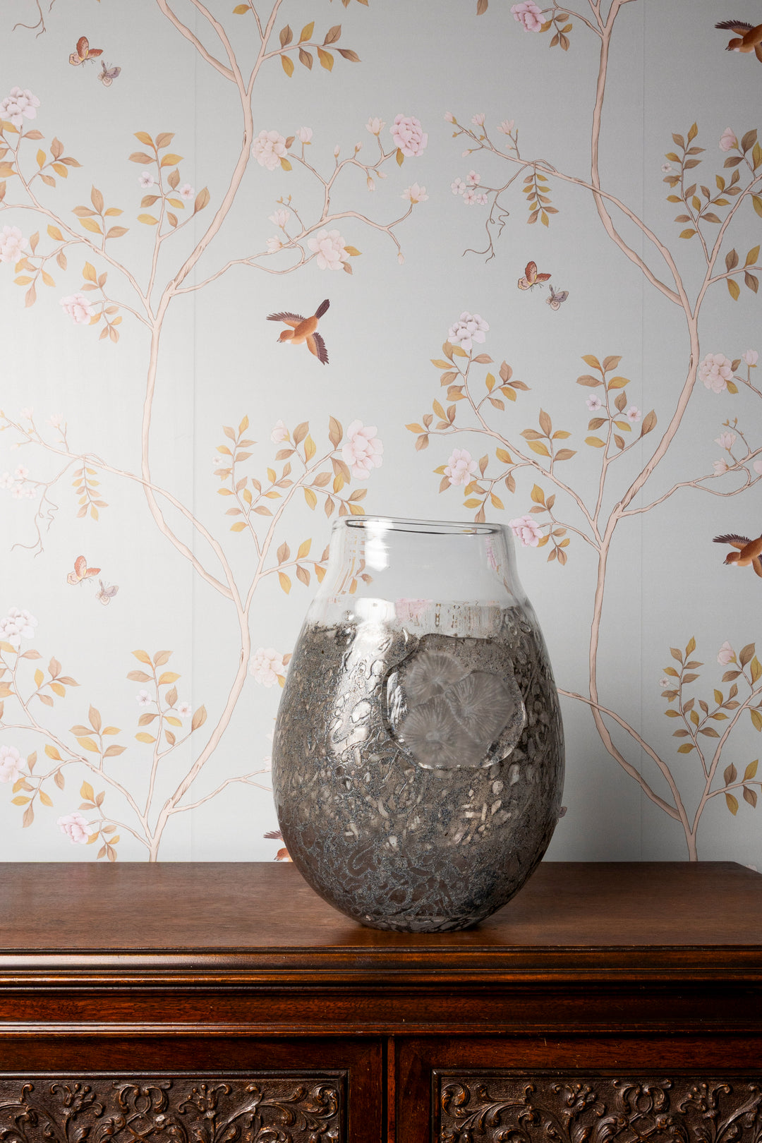 Pair Kjell Engman Vase "Fossil"