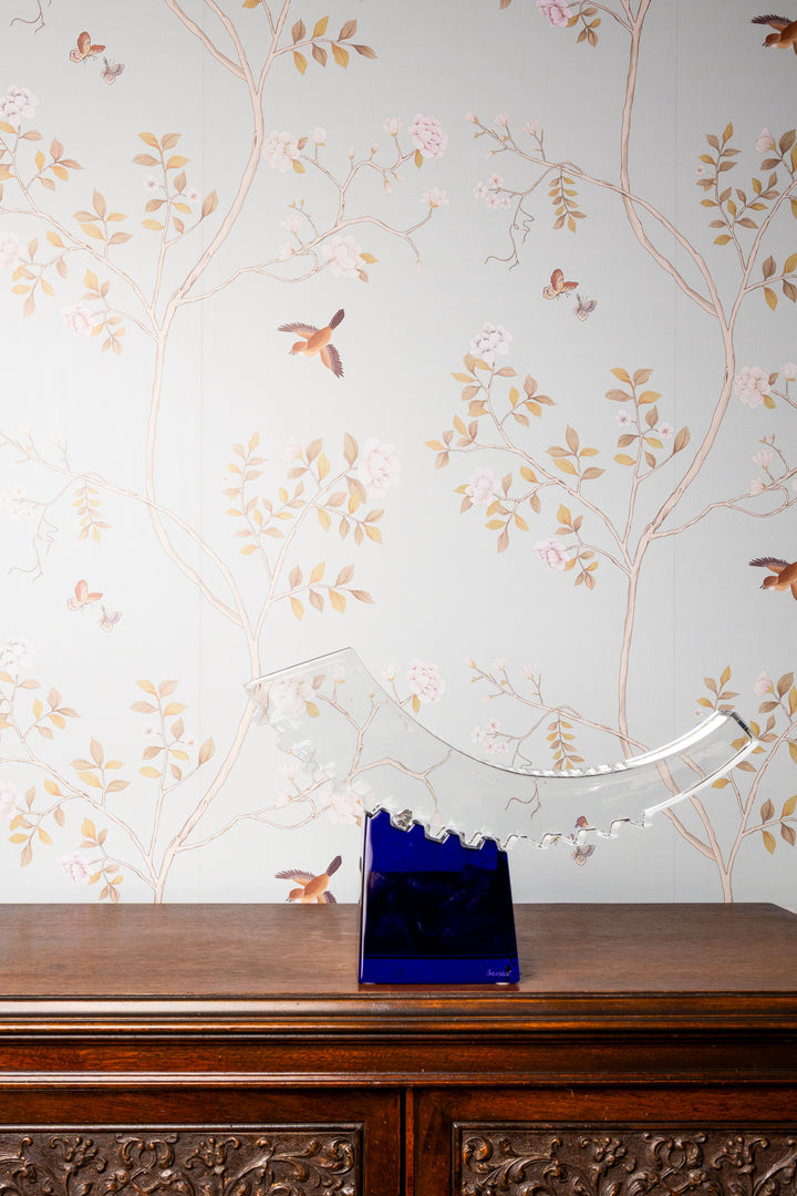 Two Piece Sculpture by Thomas Bastide (Baccarat)
