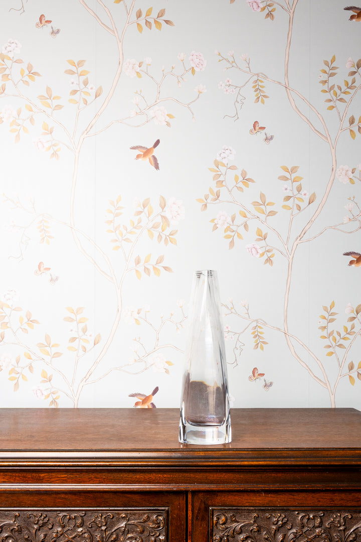 Nambe Crystal Flower Vase