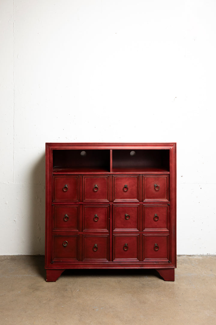 Coast to Coast Red Media Console