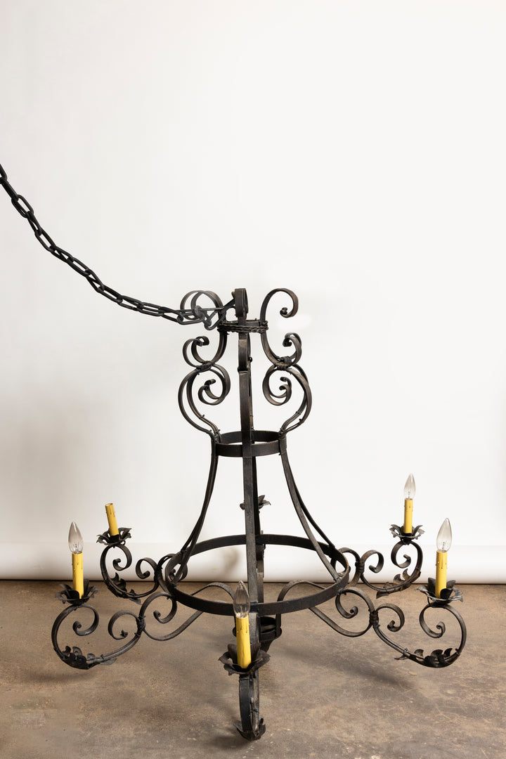 Iron Black Chandelier