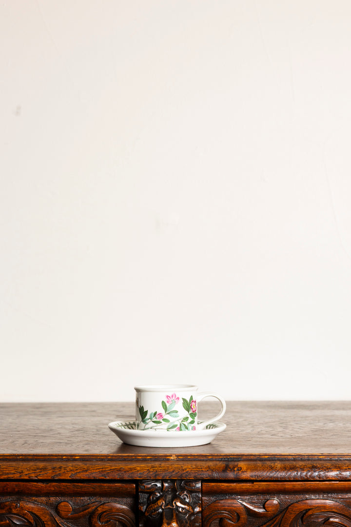 Portmeirion Botanic Garden Floral Cup and Saucer Set of 12