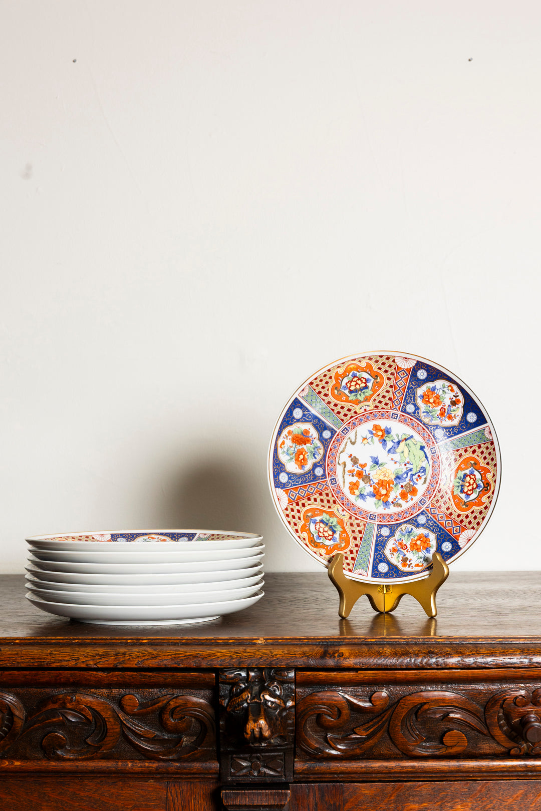 Vintage Japanese Imari Porcelain Set