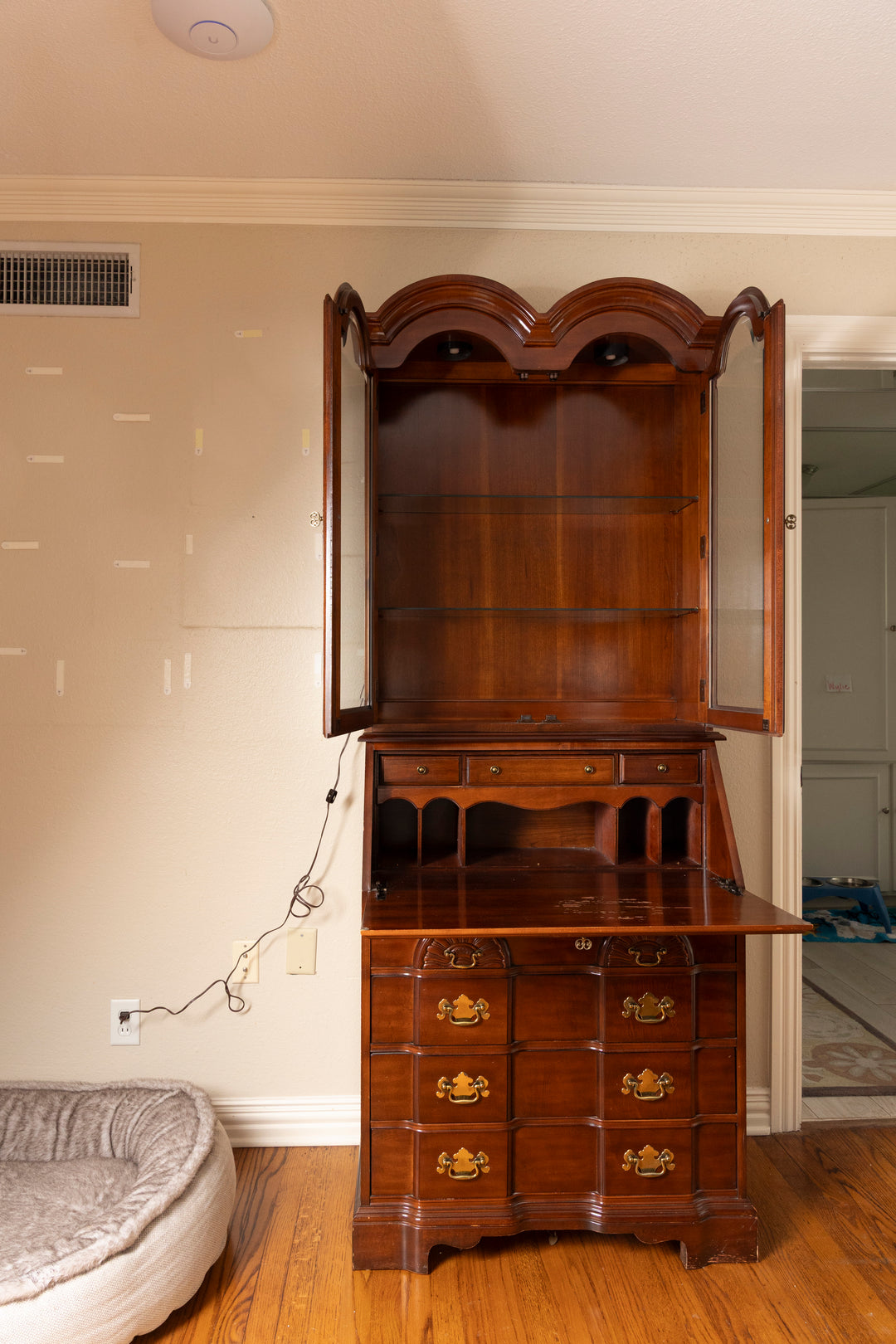 Antique Secretary Desk with Storage