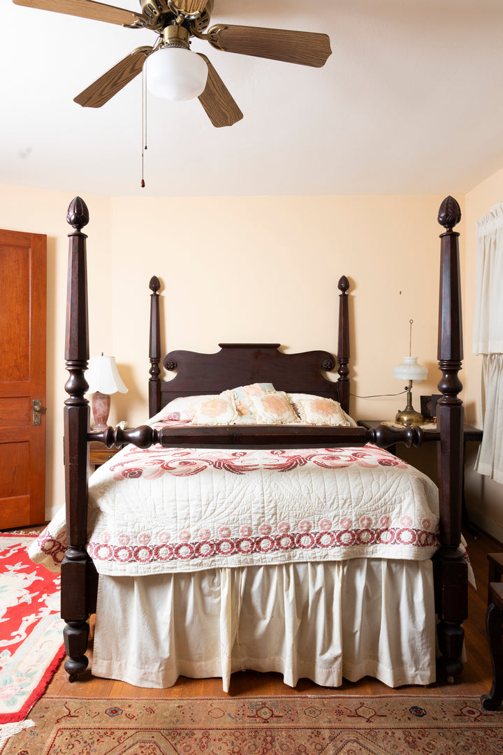 Antique Four-Poster Full Bed – Solid Mahogany *Local Pickup Available in Honey Grove, TX*