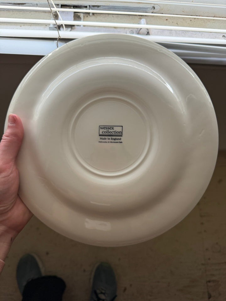 Churchill Willow Rose Plates - Set of 8