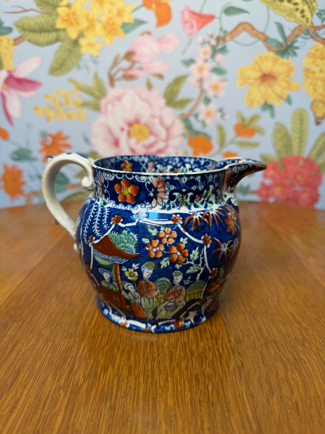 Pagoda Creamer - Cobalt Blue Transfer