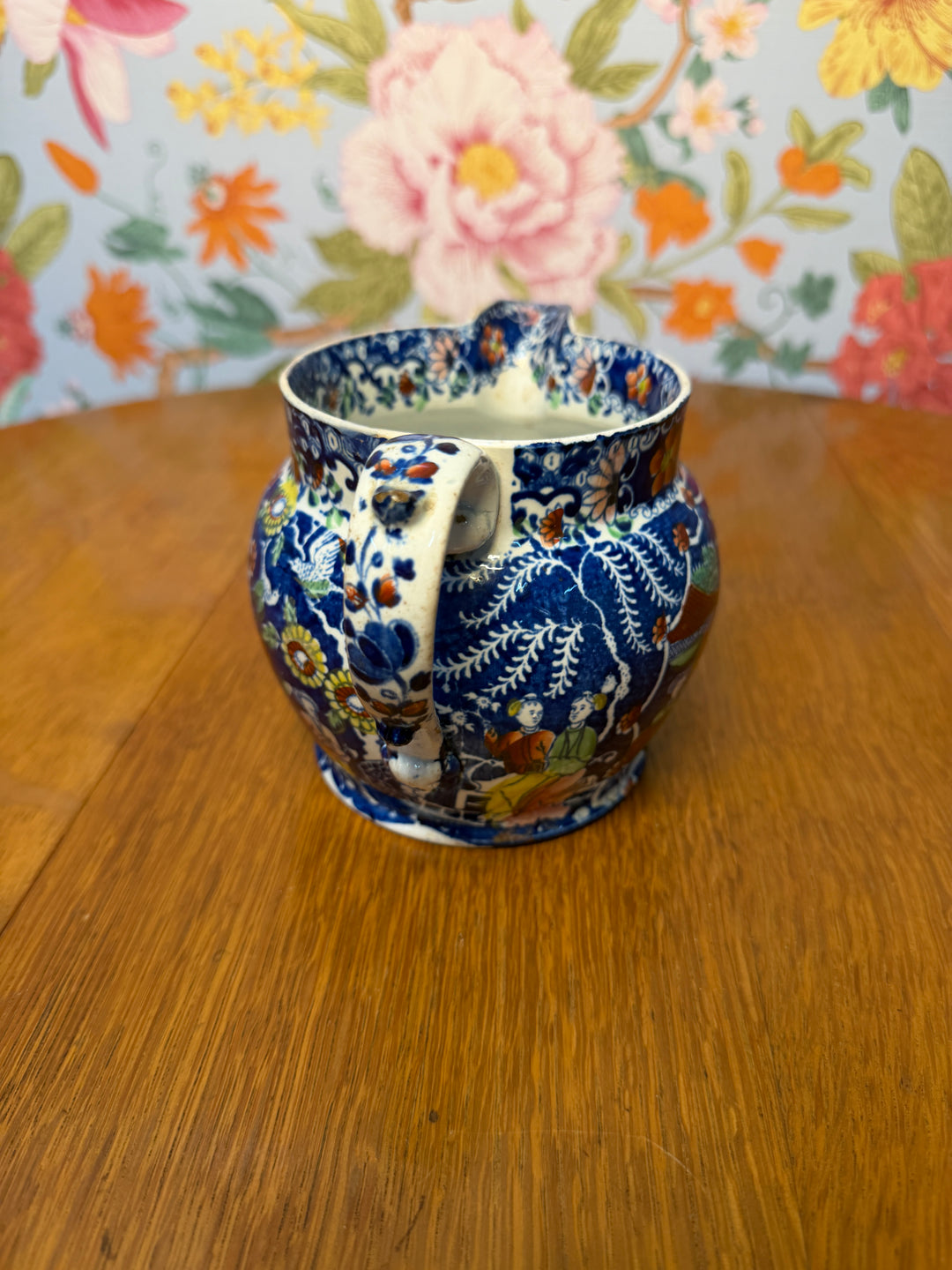 Pagoda Creamer - Cobalt Blue Transfer