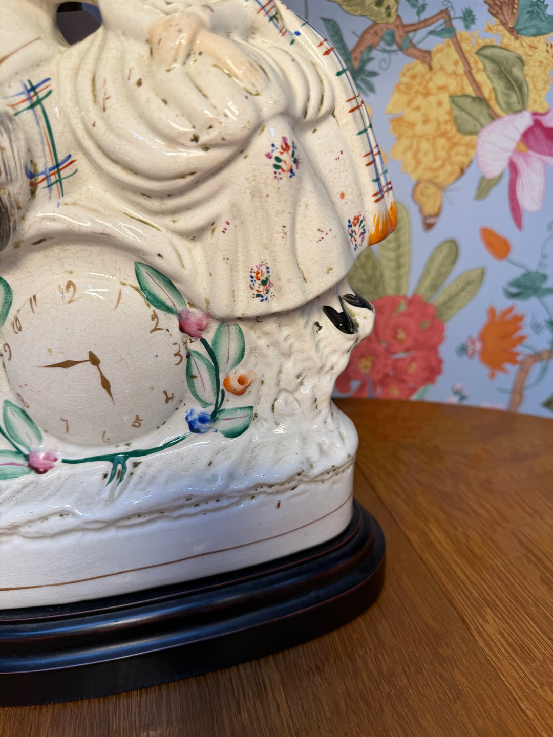 Antique Staffordshire Lamp