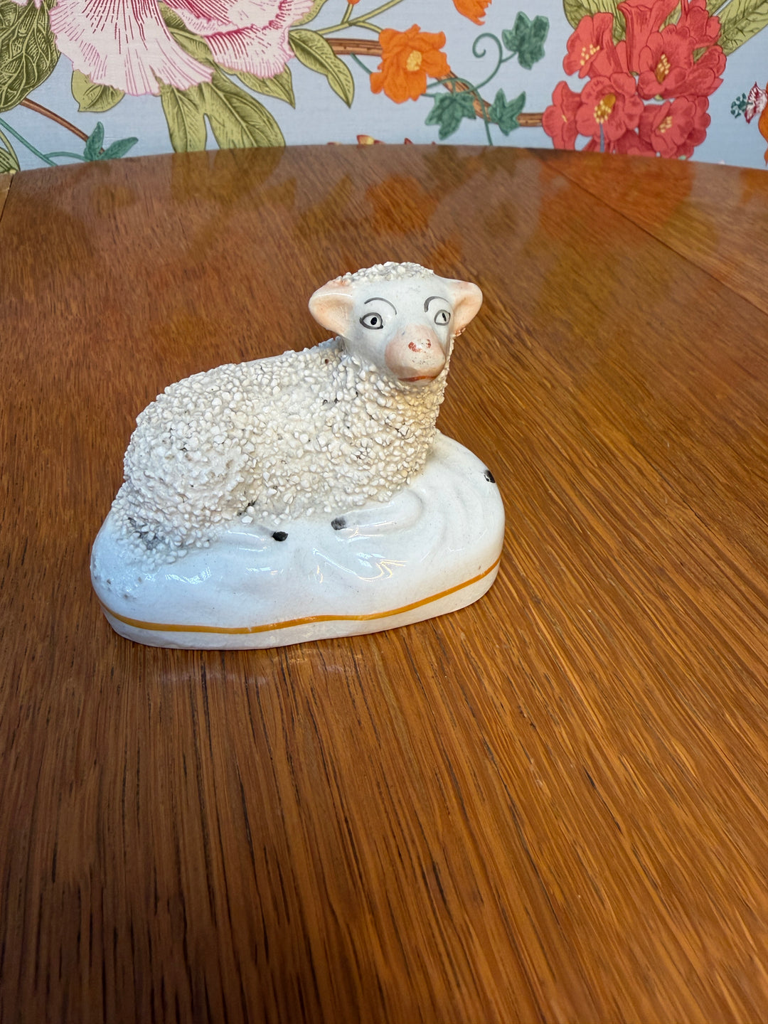 Antique Staffordshire Lamb