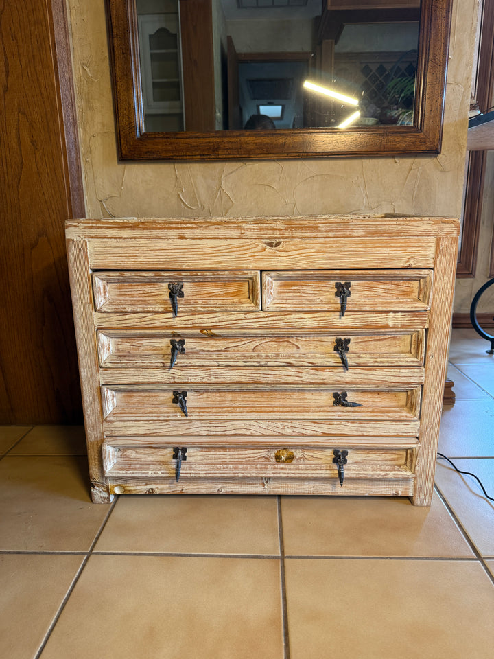 Mexican Style Rustic Pine Chest
