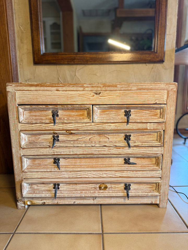 Mexican Style Rustic Pine Chest