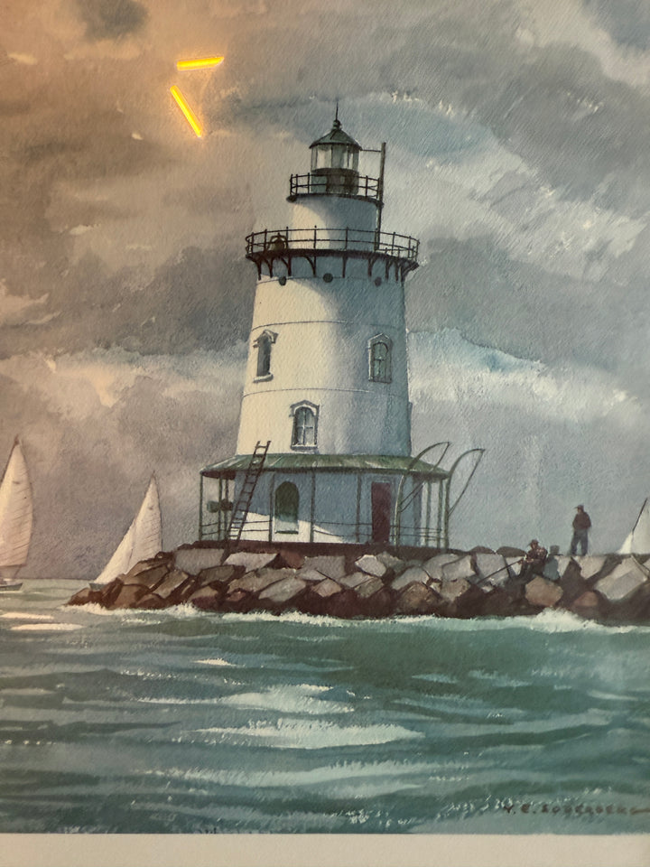 Reproduction of Y.E. Soderberg Lighthouse Painting