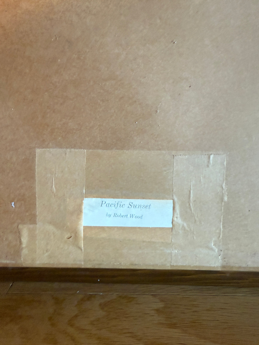 Reproduction of Seascape with Crashing Waves — Signed 'Robert Wood'