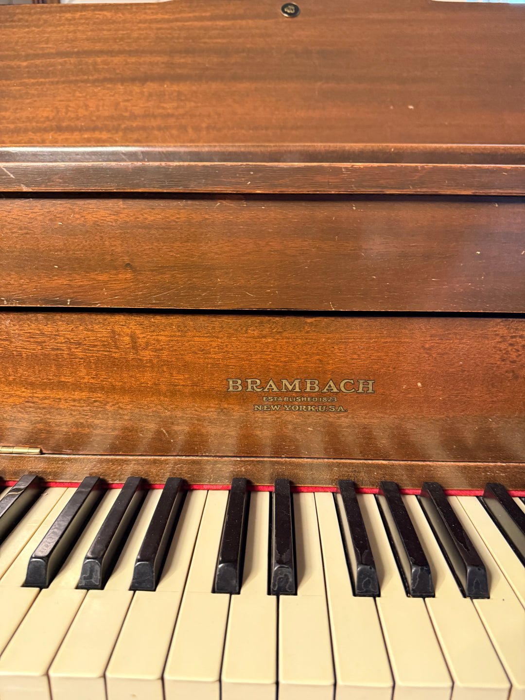 Brambach Co. Baby Grand Piano with Bench