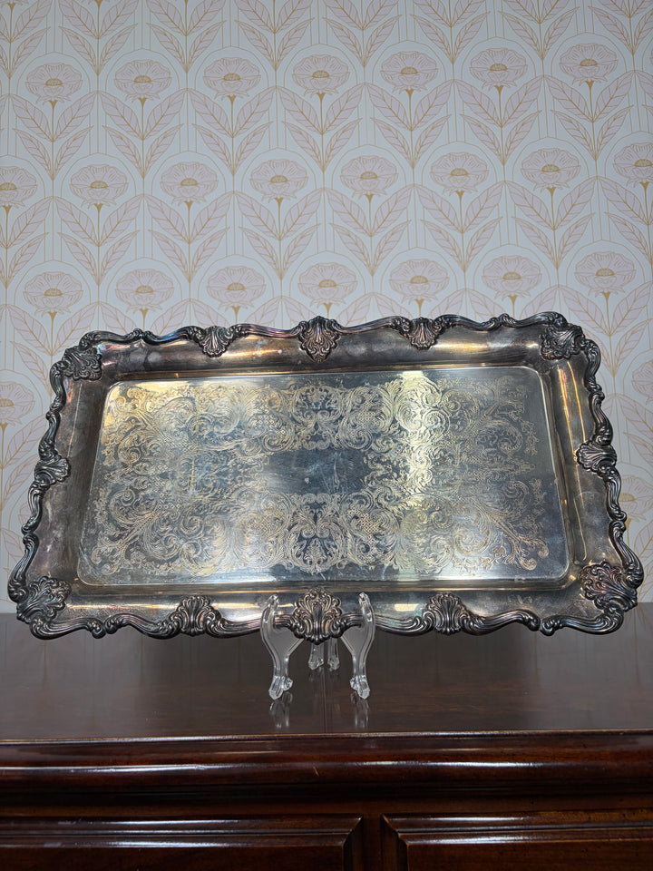 Silver Plated Rectangular Tray