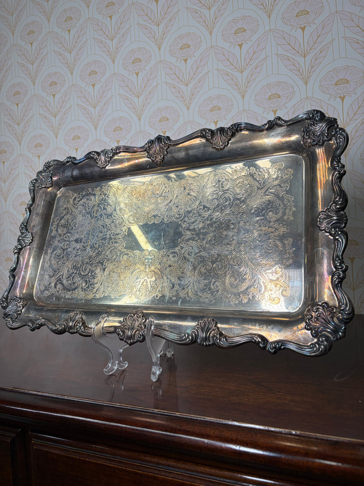 Silver Plated Rectangular Tray