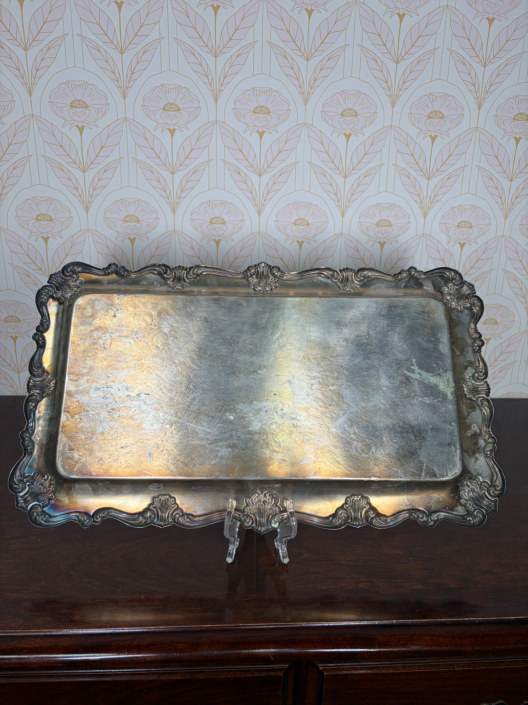 Silver Plated Rectangular Tray