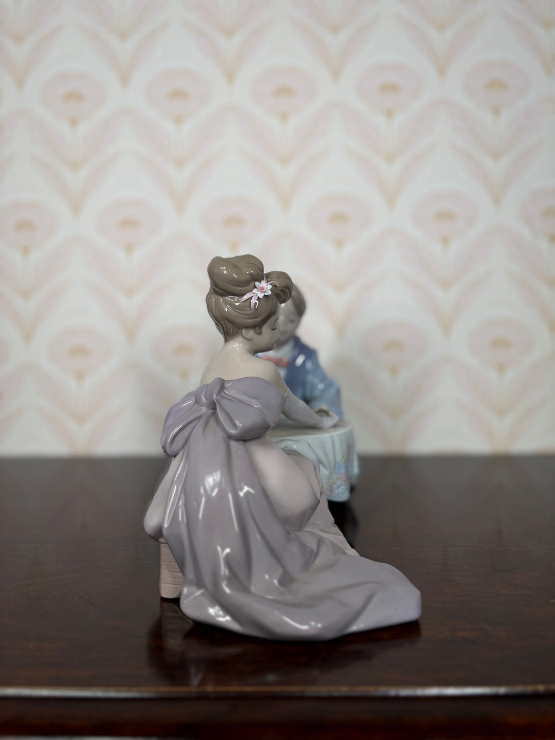Lladro Porcelain Girl and Boy