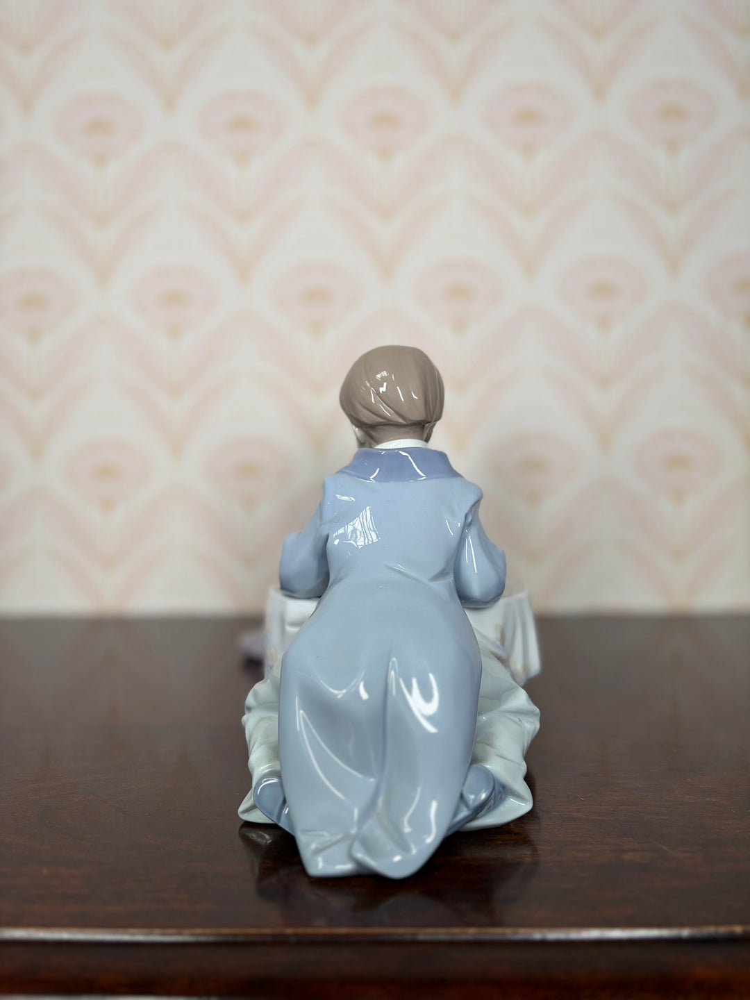 Lladro Porcelain Girl and Boy