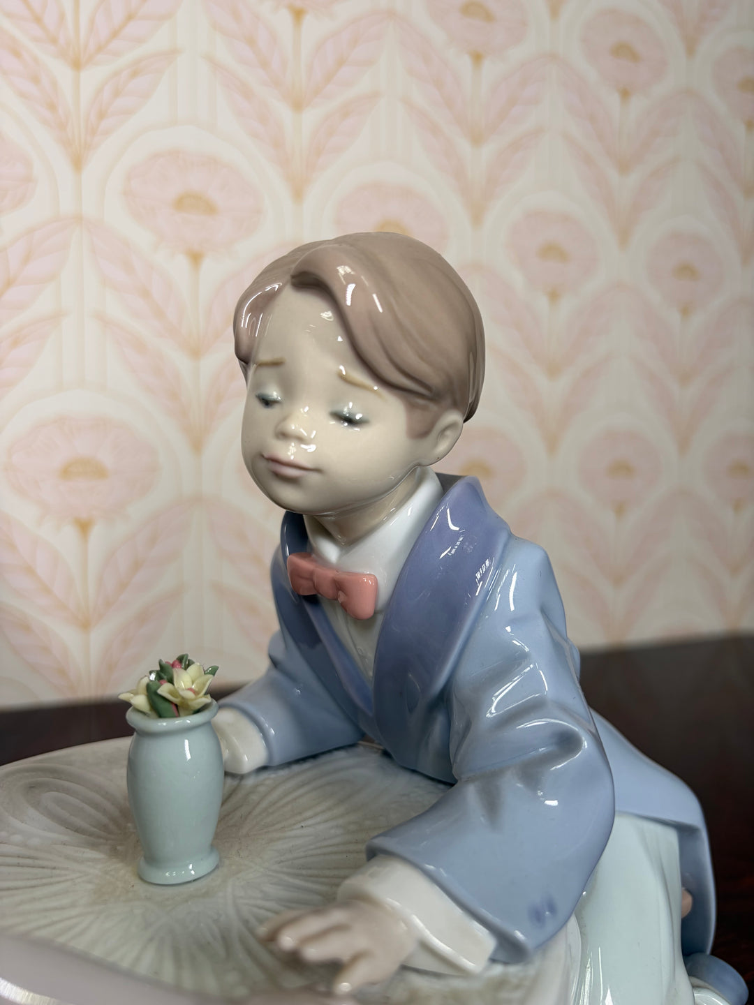 Lladro Porcelain Girl and Boy